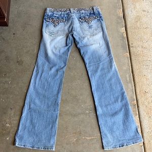 Miss me bedazzled denim jeans